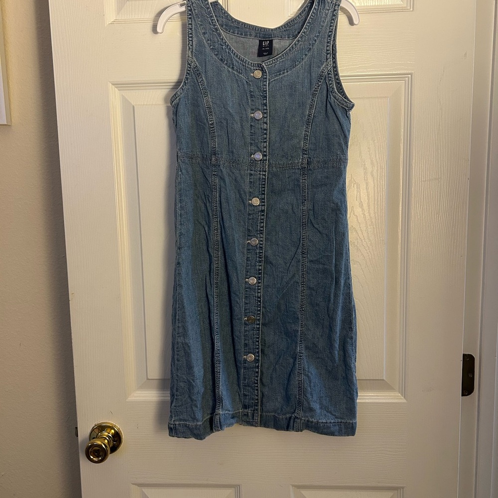 GAP Blue Denim Kids Casual Dress